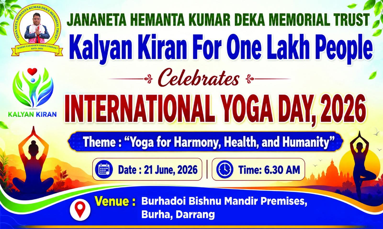 International Yoga Day 2026 — Burhadoi Bishnu Mandir