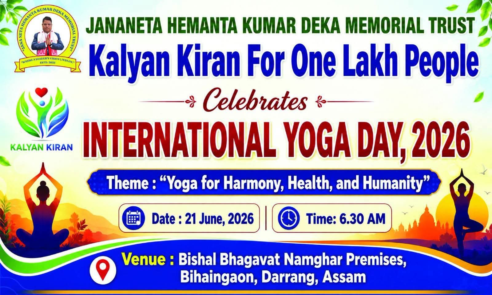 International Yoga Day 2026 — Bishal Bhagavat Namghar